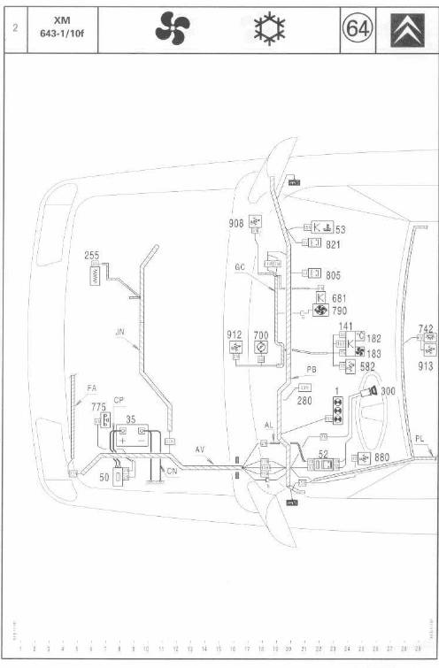 Schema electrique climatisation xm